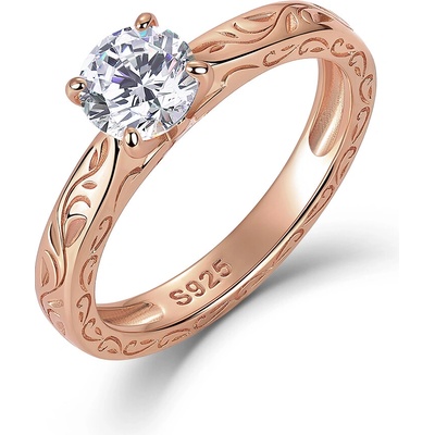 Olivie Strieborný prsteň JAR ROSE 9247