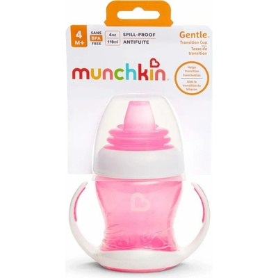 Munchkin hrnček pre prvý dúšky 118 ml ružový