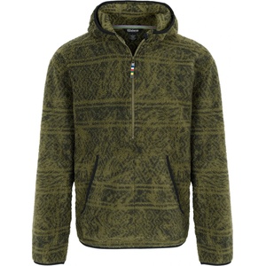 Sherpa Мъжки поларен пуловер Sherpa Uddesya Eco 1/4 Zip Hoodie Fleece jumper - Evergreen Topo - размер XXL (005-5980-0415)