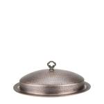 Horecano - Метално плато с капак овално 45x35см RUSTIC-(HC-84247)(SG-8671(A)) (0184247)