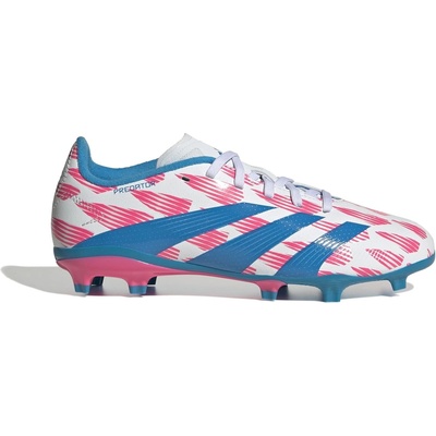 Adidas Детски футболни бутонки Adidas Predator League Childrens Firm Ground Football Boots - White/Pink