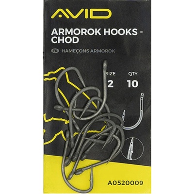Avid Carp Armorok Hooks Chod Barbed vel.4 10 ks