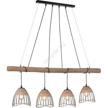 Neuhaus Lighting Group 11156-79 - Пендел REED 4xE27/60W/230V (W1460)