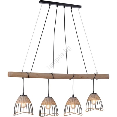 Neuhaus Lighting Group 11156-79 - Пендел REED 4xE27/60W/230V (W1460)