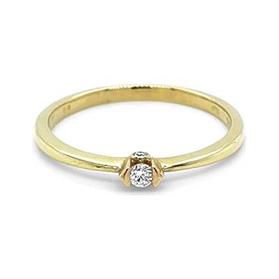 Beny Jewellery zlatý zásnubní s Diamantem 2011210