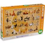 EUROGRAPHICS Пъзел Eurographics от 500 XL части - Йогата е семейно занимание (65005354)