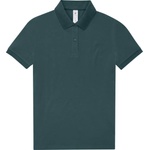 B&C Collection B&C MY POLO 210 / Дамска поло тениска от пике от тежък памук - цвят амалфи тюркоаз M (01W463zm102)