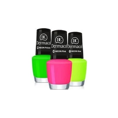 Dermacol Neon Nail Neonový lak na nehty 39 Verde 5 ml