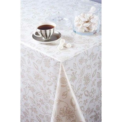 Impol Trade ubrus PVC 3572308 ornamenty květin stříbrné návin 20 mx140cm