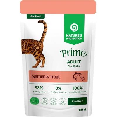 Nature's Protection Prime Sterilised Salmon & Trout 85 g