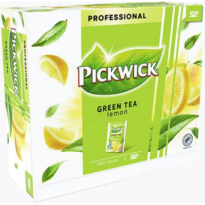 Pickwick Green Tea Original Lemon 100 x 2 g