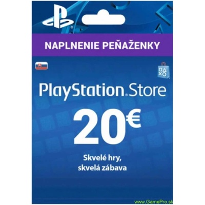 PlayStation Store predplatená karta 20 € SK