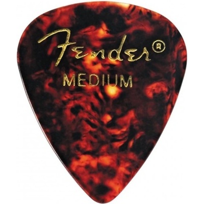 Fender Classic Celluloid Pick, 351 Shape, Tortoise Shell (více variant) Trsátko - tvrdost: Medium – Zboží Dáma