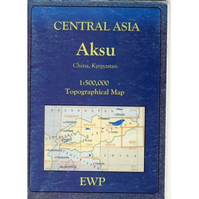 Cordee mapa Aksu (Kyrgyzstan, China) 1:500 t.