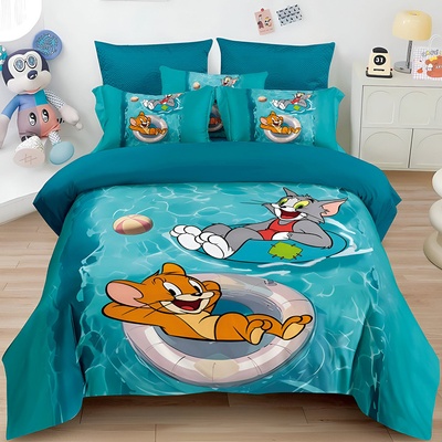 EmonaMall Детско спално бельо 3D (реално изображение) EmonaMall, 6 части - Модел S18804 (S18804-4444e7)