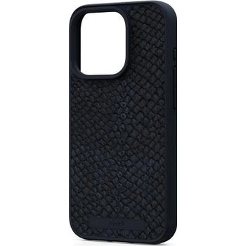 Púzdro Njord Salmon Leather Magsafe iPhone 15 Pro čierne