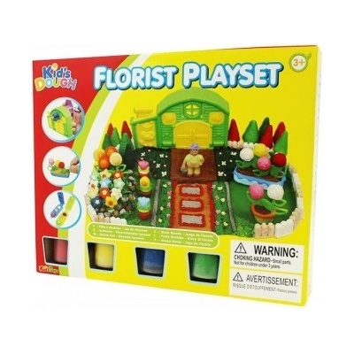 KID´S TOYS farebná plastelína set Kvetinár
