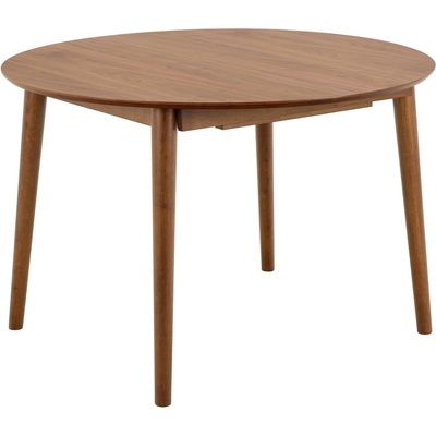 Actona Кръгла сгъваема трапезна маса с допълнителна плоча от декор от орех ø 115 cm Montreux - Actona (0000109046)