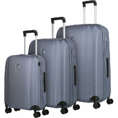 Kufrový súbor cestovného xenónu 232 l (Sada prémií Titan Xenon Blue L/M/S)
