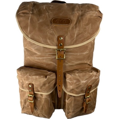 JUBÖ Batoh Bushcraft VANDRÁK Waxed 45l pískový