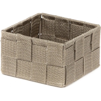 Compactor TEX košík S 12 x 12 x 7 cm Taupe sivo-béžový