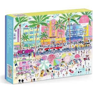 Galison - Puzzle Michael Storrings: South Beach Miami - 1 000 piese