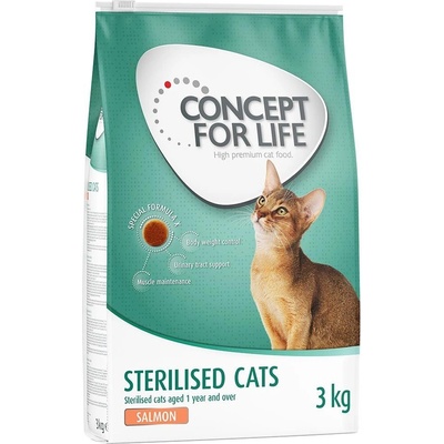 Concept for Life Sterilised Cats s lososom 10 kg