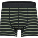Stoic Мъжко мериносово термобельо Stoic Merino150 AlsenSt. Boxer Merino base layer - Black / Moss Green / Striped - размер 4XL (015-1638-1117)