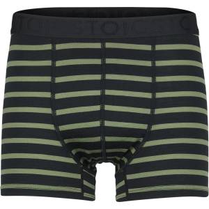 Stoic Мъжко мериносово термобельо Stoic Merino150 AlsenSt. Boxer Merino base layer - Black / Moss Green / Striped - размер 4XL (015-1638-1117)