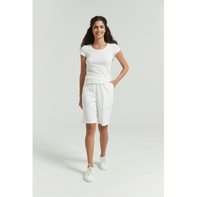 Be You Къси панталони Be You Women's Linen Tailored Shorts - White