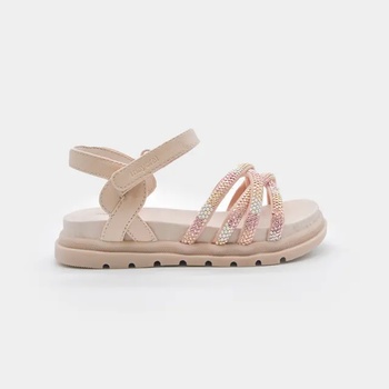 Mayoral Сандали блясък Лешник за мини момиче Mayoral с камъчета