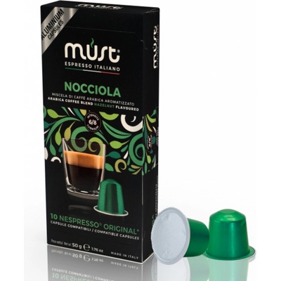 Must Nocciola hliníkové kapsle do Nespresso 10 ks