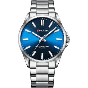 Curren Дамски часовник Curren Emmy, Син (CURREN-9090-SILVER-BLUE) Часовници