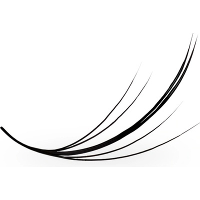 Luxury Lashes WISPY Premium Řasy v Hotovém Vějířku 500 ks Zakřivení umělých řas: CC, Délka umělých řas: 10 mm, Tloušťka řas: 007 – Zboží Mobilmania