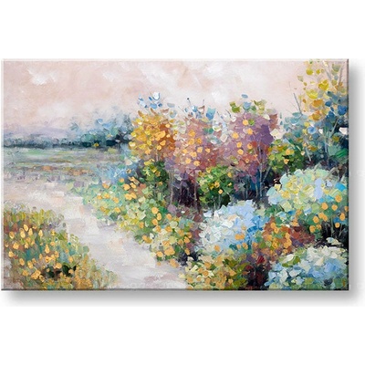 Maľovaný obraz na stenu LÚKA 90x60 cm - 90×60 cm / Klasický 2 cm
