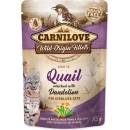 Carnilove Cat Castrate Rich prepelica s púpavou 85 g