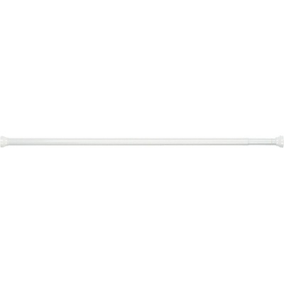 Spirella Tyč na sprchový záves Kreta, biela, hliník, 125 – 220 cm