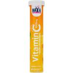 Haya Labs Vitamin C 1000 mg + Bioflavonoids Effervescent Tabs [20 ефервесцентни таблетки] Малина