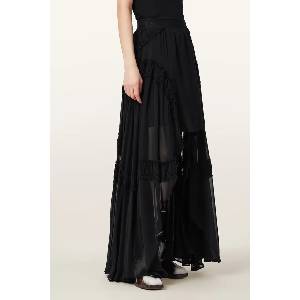 AllSaints асиметрична пола от вискоза DORINA (W102RE)
