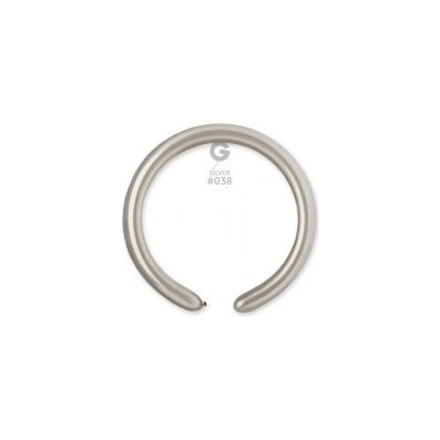 Gemar Balónek modelovací #038 stříbrný