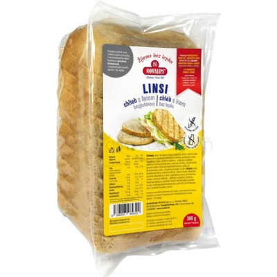 LINSI bezgluténový chlieb s ľanom 1x 300 g