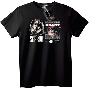 NOONEBRAND Тениска Тих Скръбен Ангел - 6XL, White