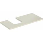 Geberit Плот за мивка Geberit One с ляв изрез 105 см, гланц, пясъчно сиво (505.294.00.4)