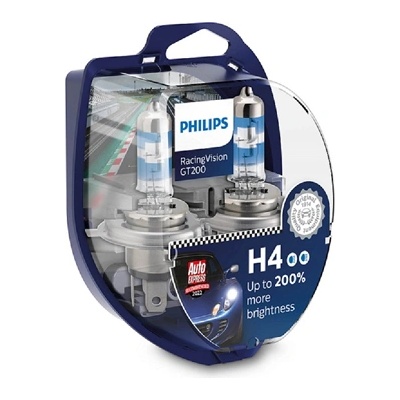 Крушка, фар philips h4, 12v, 60/55w, 3500К, 2 бр