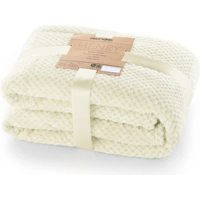 DecoKing Deka z mikrovlákna HENRY CREAM krémová 150x200