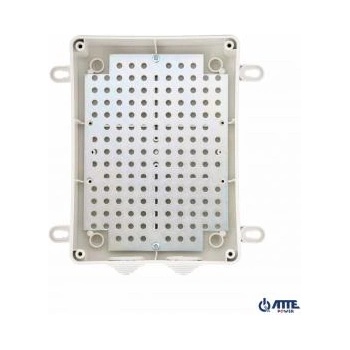 ATTE Power Exterior enclosure, ip55, 190x140x70mm, rubber caps 2x29mm