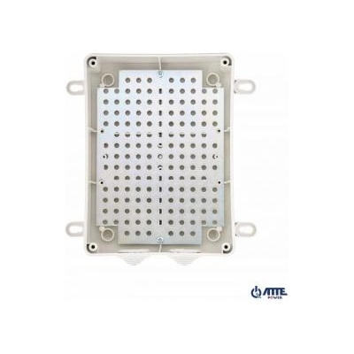 ATTE Power Exterior enclosure, ip55, 190x140x70mm, rubber caps 2x29mm