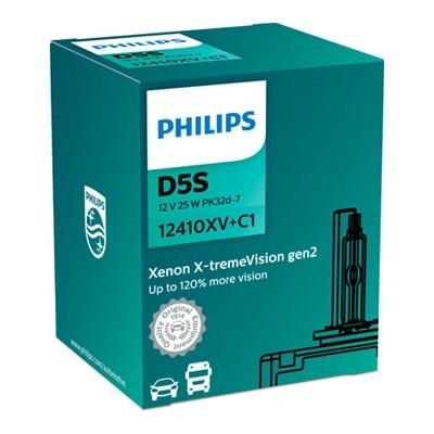 Philips Крушка, фар за дълги светлини PHILIPS D5S, 12/24V, 25W, 4800K, 2000lm, 1 бр