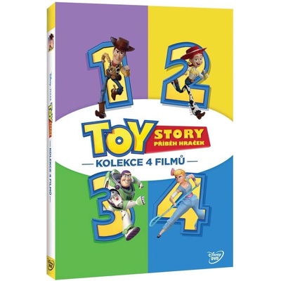 Toy Story Příběh hraček 1-4 kolekce 4DVD