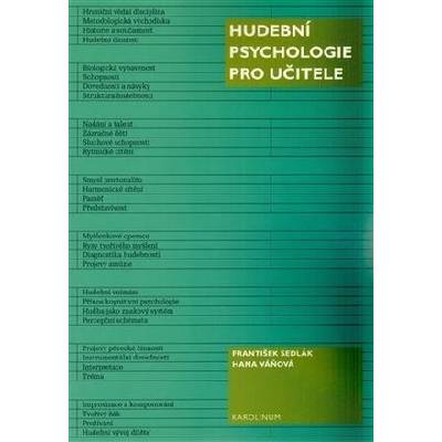 Hudební psychologie pro učitele František Sedlák: Hana Váňová